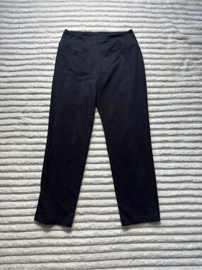 Blue Canoe Women's Black Solid Ankle Leggings Size S Regular High Rise Stretch